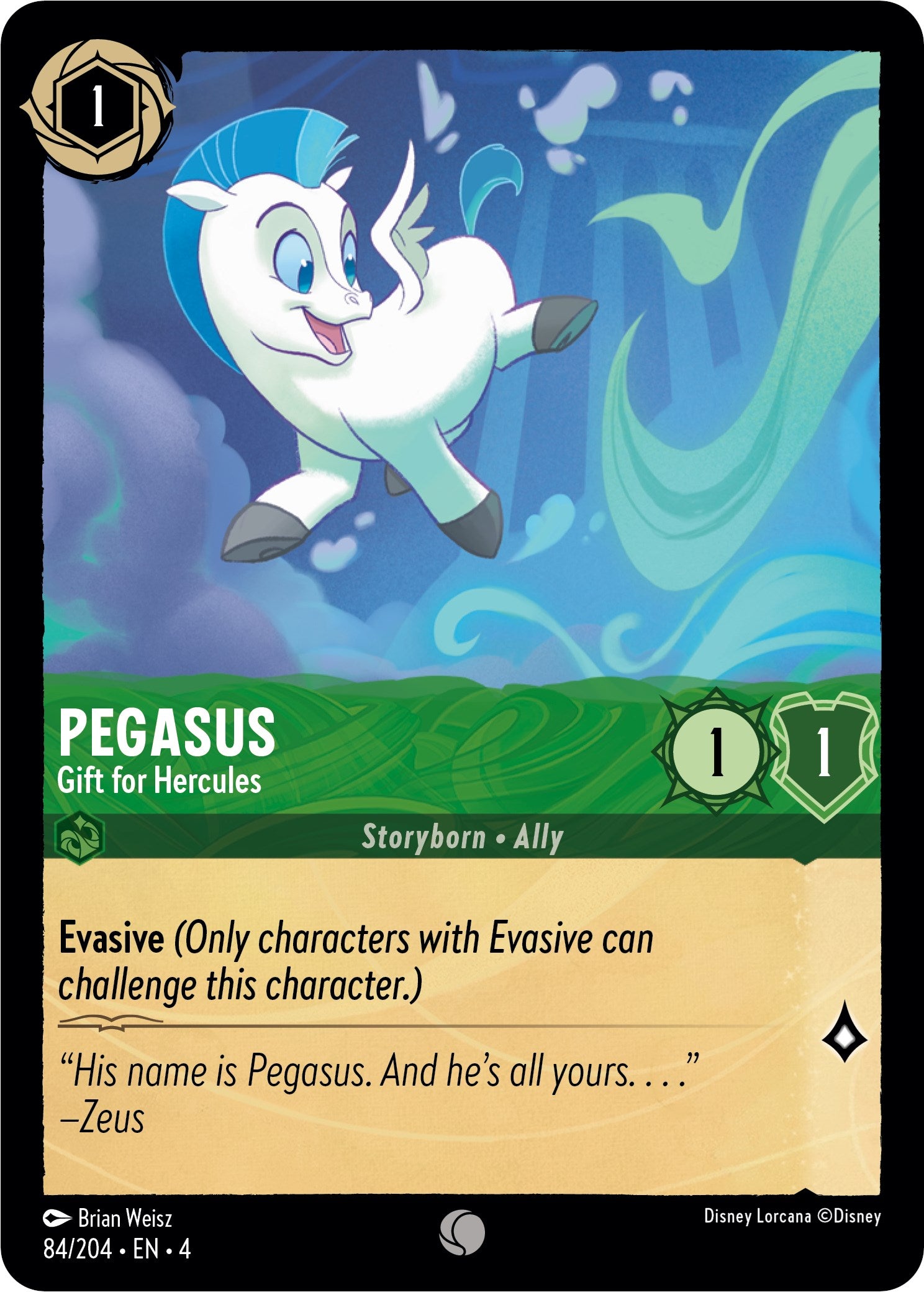Pegasus - Gift for Hercules (84/204) [Ursula's Return] | Fandemonia Ltd