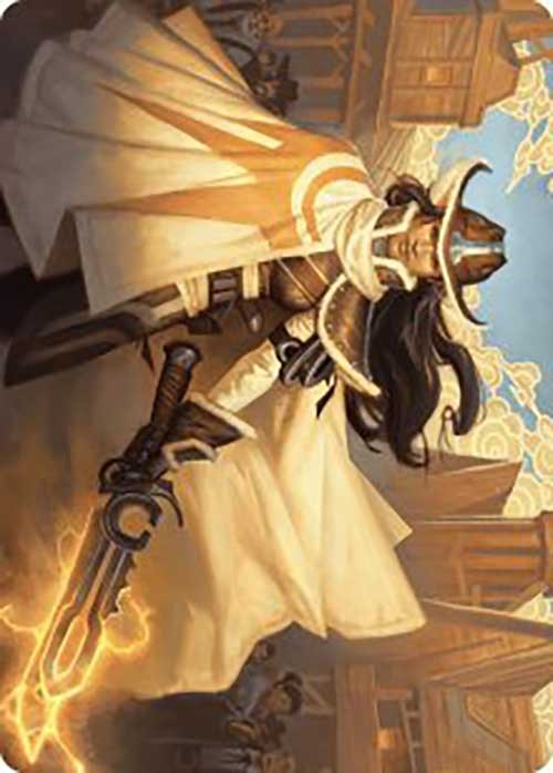 Omenport Vigilante Art Card [Outlaws of Thunder Junction Art Series] | Fandemonia Ltd