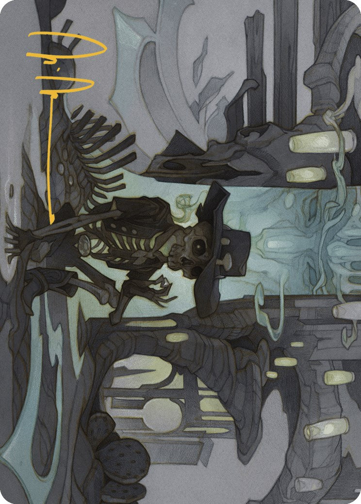 Tinybones Joins Up Art Card (Gold-Stamped Signature) [Outlaws of Thunder Junction Art Series] | Fandemonia Ltd