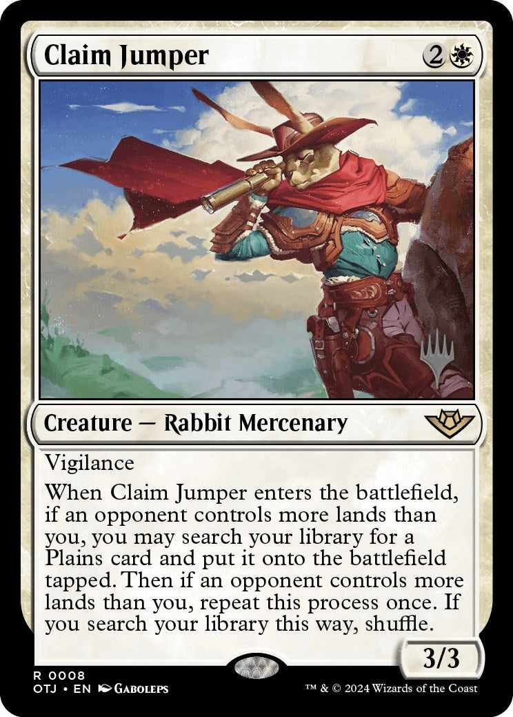 Claim Jumper (Promo Pack) [Outlaws of Thunder Junction Promos] | Fandemonia Ltd