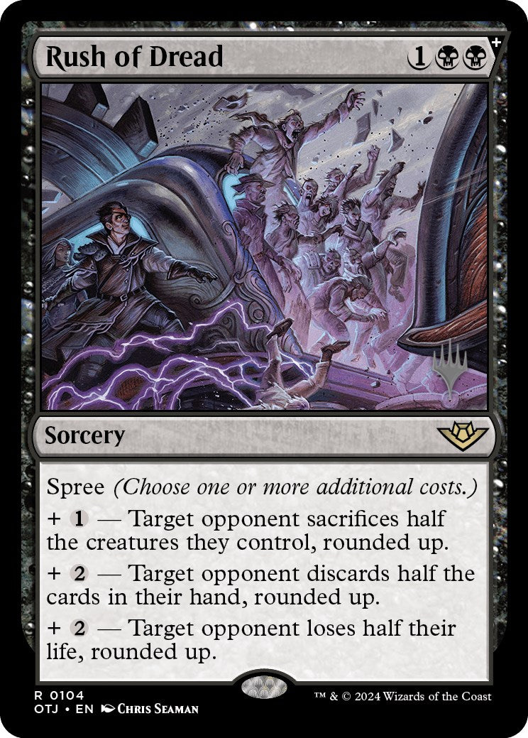Rush of Dread (Promo Pack) [Outlaws of Thunder Junction Promos] | Fandemonia Ltd