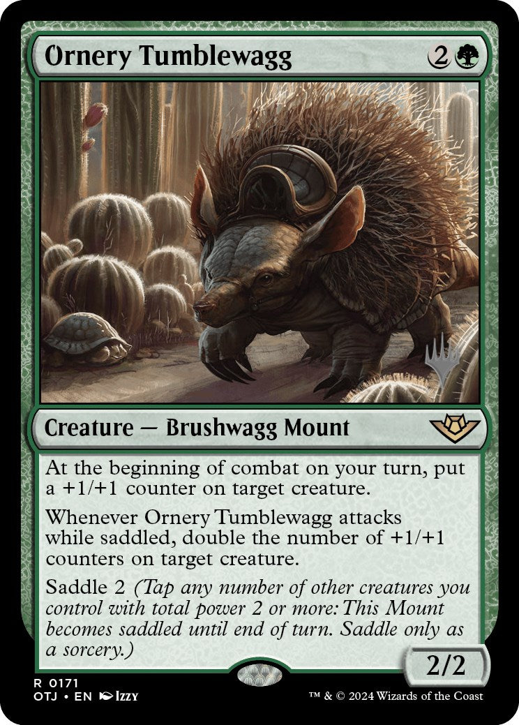 Ornery Tumblewagg (Promo Pack) [Outlaws of Thunder Junction Promos] | Fandemonia Ltd