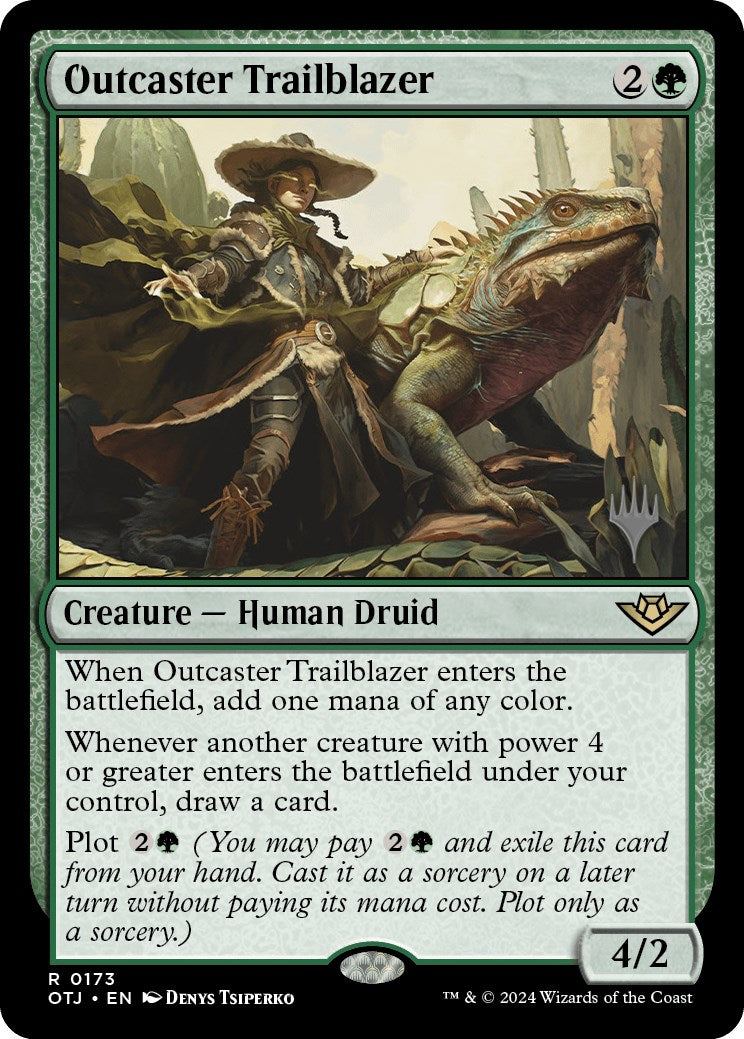 Outcaster Trailblazer (Promo Pack) [Outlaws of Thunder Junction Promos] | Fandemonia Ltd