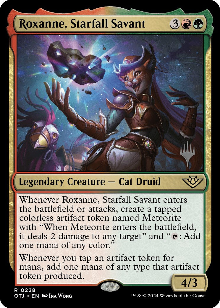 Roxanne, Starfall Savant (Promo Pack) [Outlaws of Thunder Junction Promos] | Fandemonia Ltd