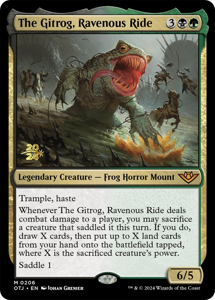 The Gitrog, Ravenous Ride [Outlaws of Thunder Junction Prerelease Promos] | Fandemonia Ltd