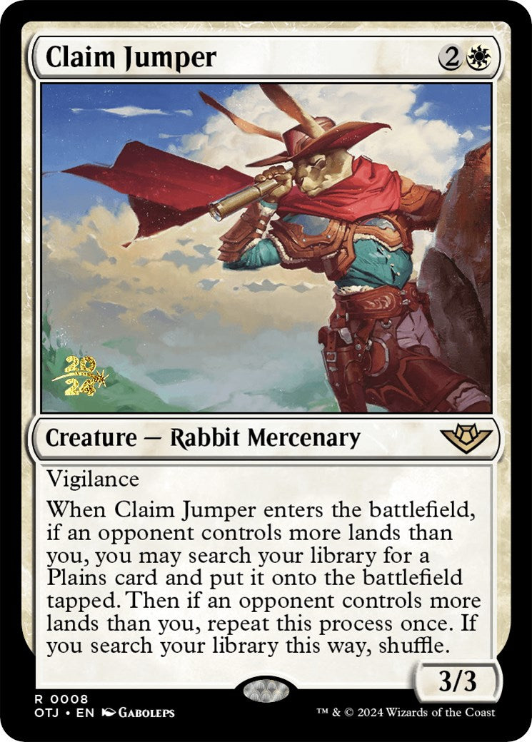 Claim Jumper [Outlaws of Thunder Junction Prerelease Promos] | Fandemonia Ltd