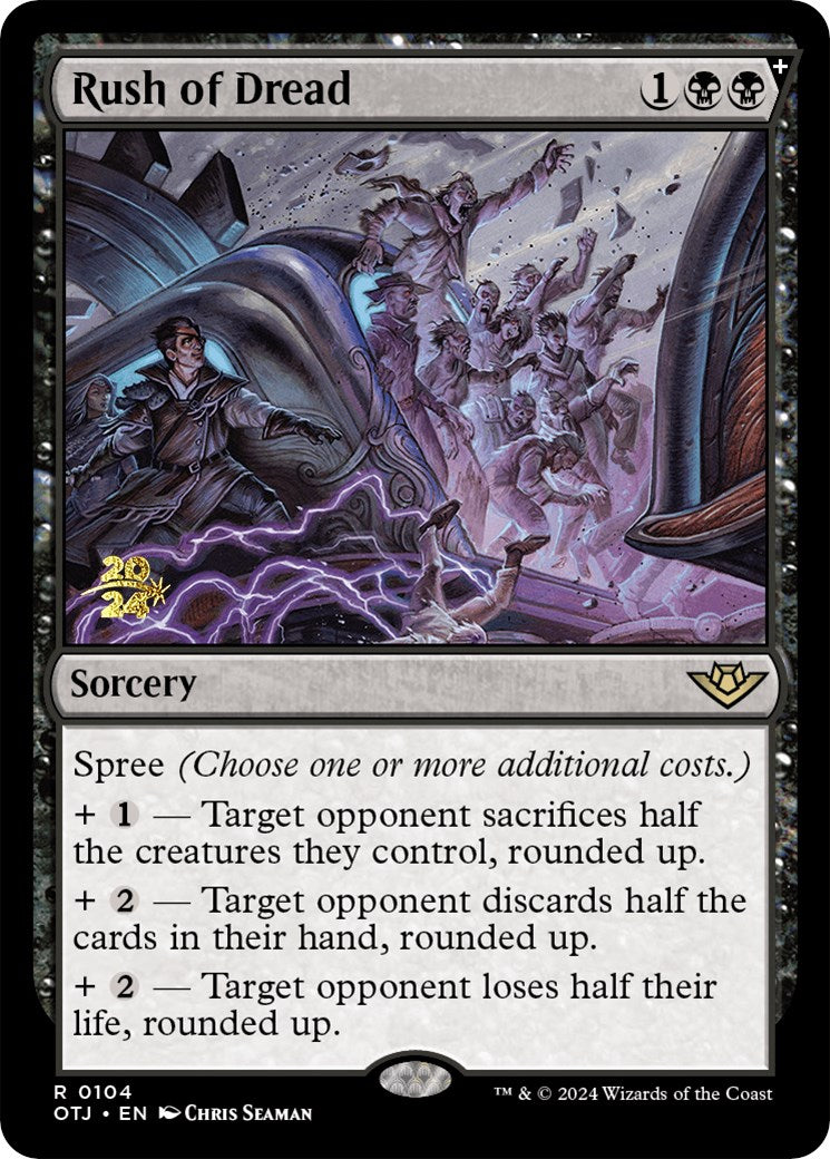 Rush of Dread [Outlaws of Thunder Junction Prerelease Promos] | Fandemonia Ltd