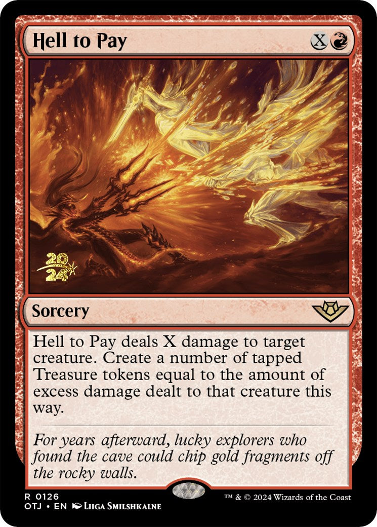 Hell to Pay [Outlaws of Thunder Junction Prerelease Promos] | Fandemonia Ltd