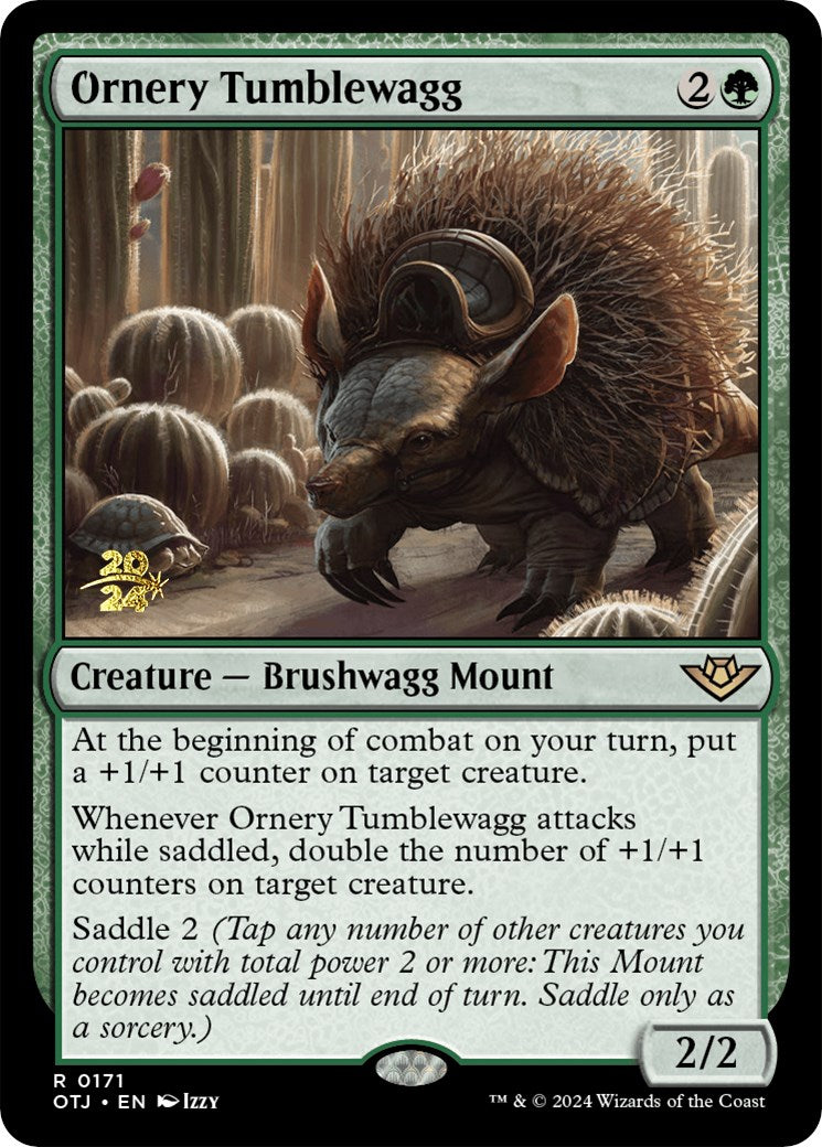 Ornery Tumblewagg [Outlaws of Thunder Junction Prerelease Promos] | Fandemonia Ltd