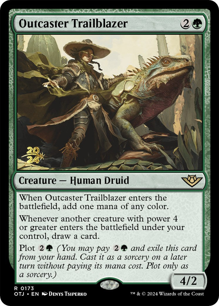 Outcaster Trailblazer [Outlaws of Thunder Junction Prerelease Promos] | Fandemonia Ltd