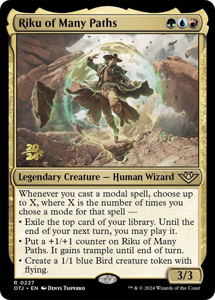Riku of Many Paths [Outlaws of Thunder Junction Prerelease Promos] | Fandemonia Ltd