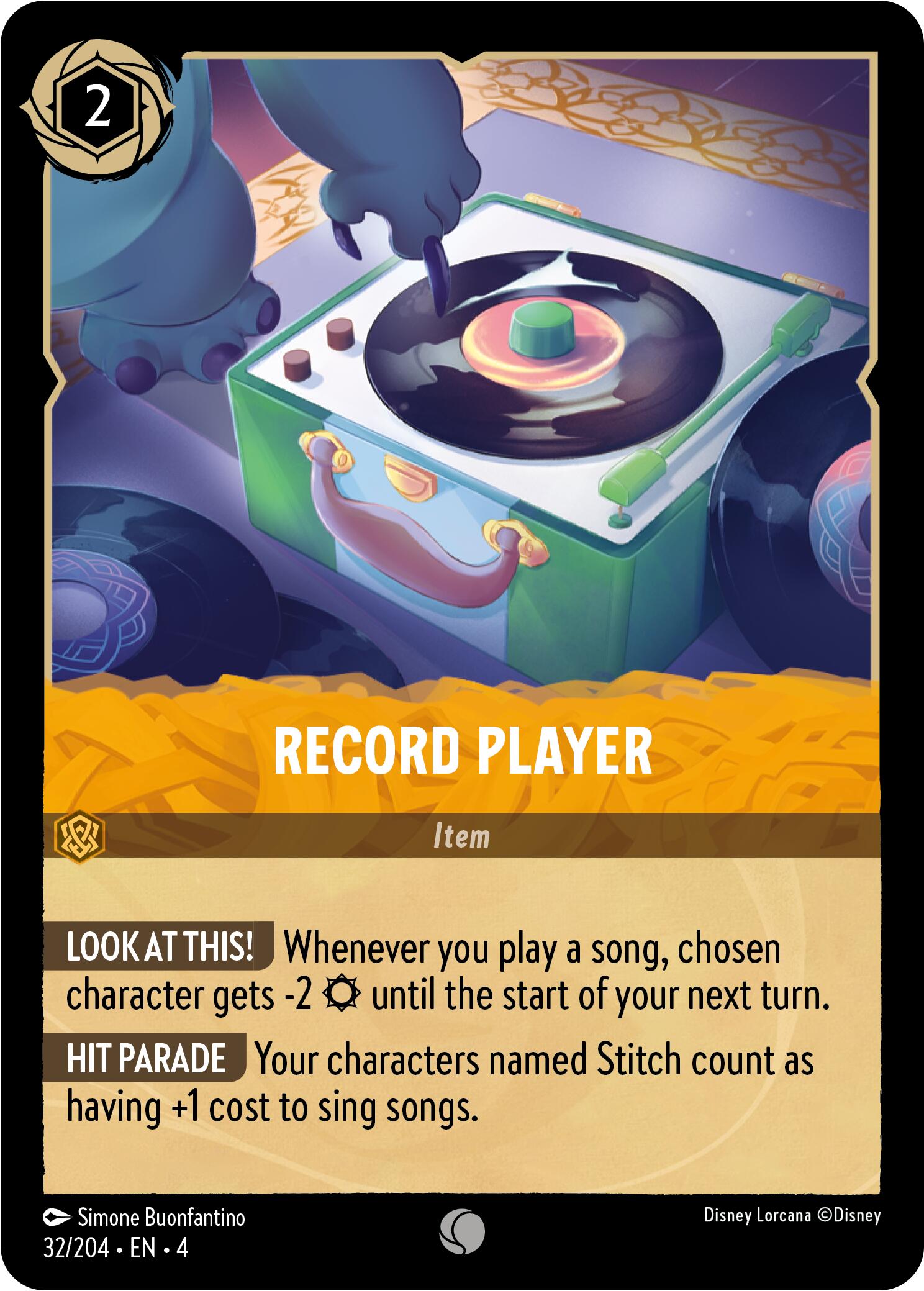 Record Player (32/204) [Ursula's Return] | Fandemonia Ltd