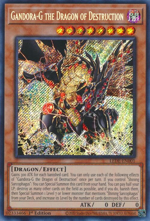 Gandora-G the Dragon of Destruction [LEDE-EN001] Secret Rare | Fandemonia Ltd