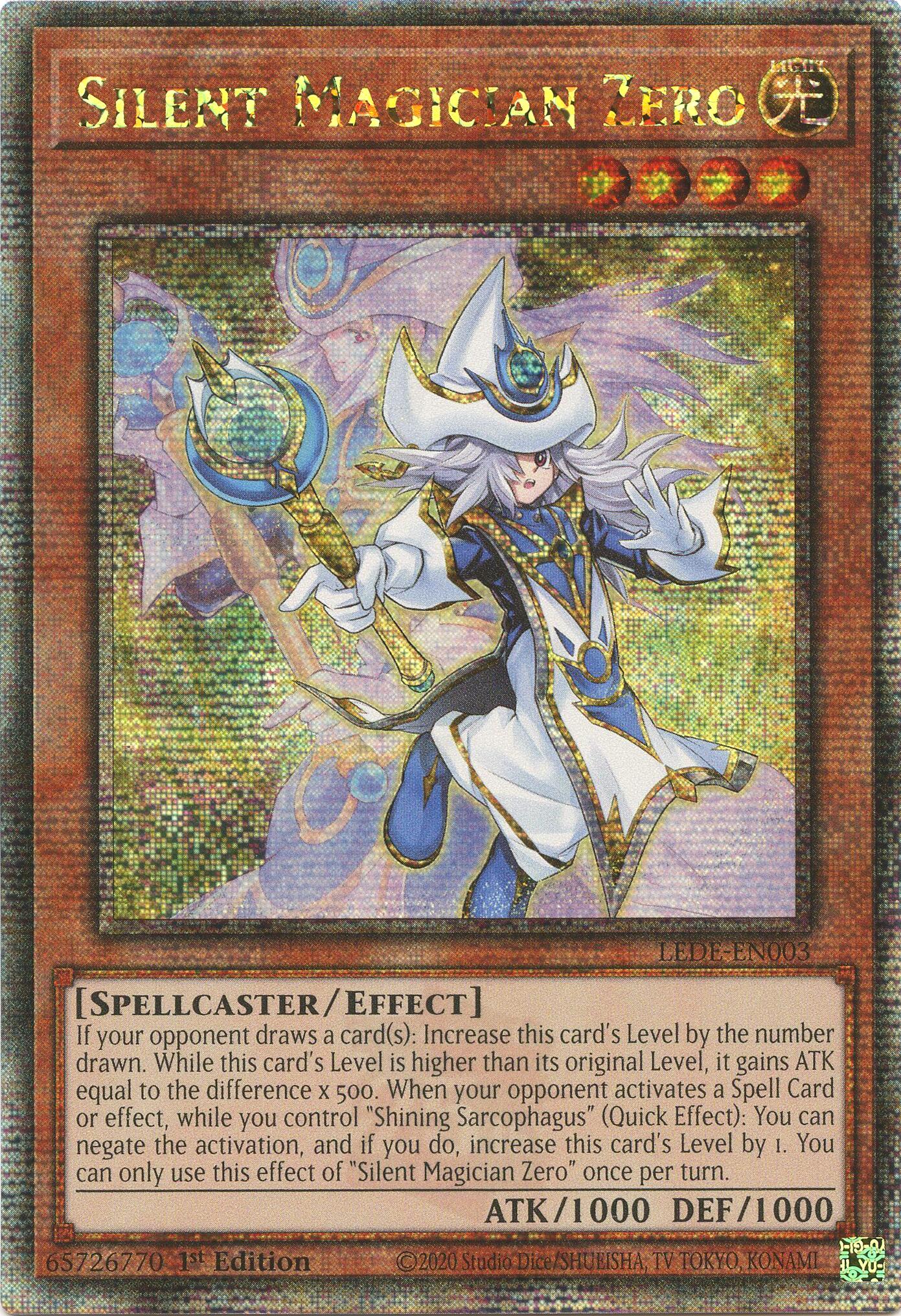 Silent Magician Zero [LEDE-EN003] Quarter Century Secret Rare | Fandemonia Ltd