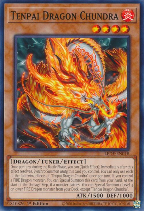 Tenpai Dragon Chundra [LEDE-EN018] Common | Fandemonia Ltd