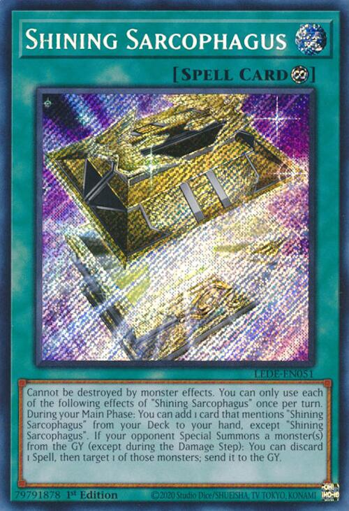 Shining Sarcophagus [LEDE-EN051] Secret Rare | Fandemonia Ltd