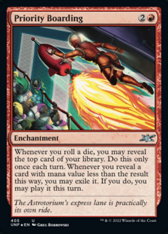 Priority Boarding (Galaxy Foil) [Unfinity] | Fandemonia Ltd