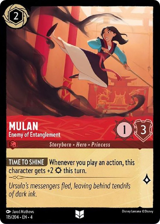 Mulan - Enemy of Entanglement (115/204) [Ursula's Return] | Fandemonia Ltd