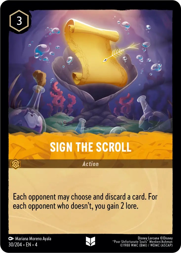 Sign the Scroll (30/204) [Ursula's Return] | Fandemonia Ltd