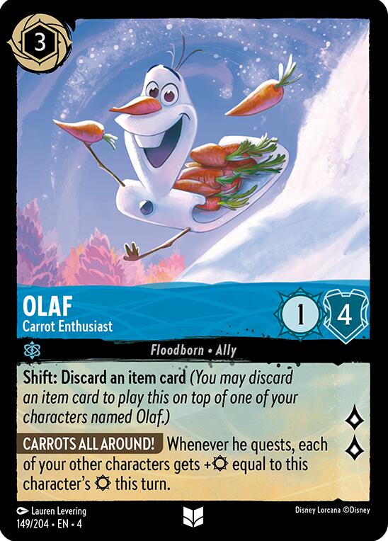 Olaf - Carrot Enthusiast (149/204) [Ursula's Return] | Fandemonia Ltd