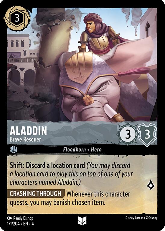 Aladdin - Brave Rescuer (171/204) [Ursula's Return] | Fandemonia Ltd