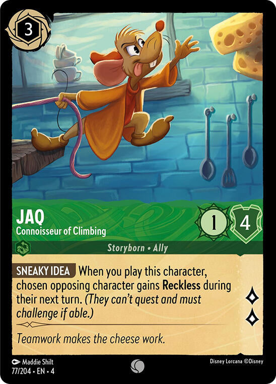Jaq - Connoisseur of Climbing (77/204) [Ursula's Return] | Fandemonia Ltd