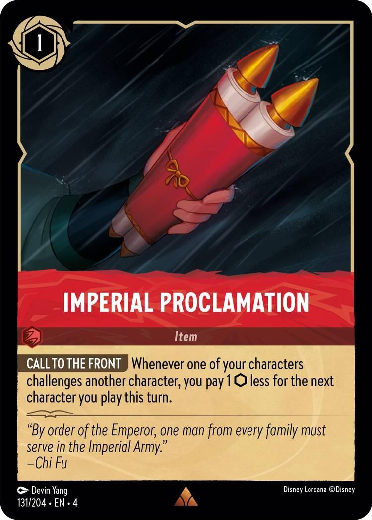 Imperial Proclamation (131/204) [Ursula's Return] | Fandemonia Ltd