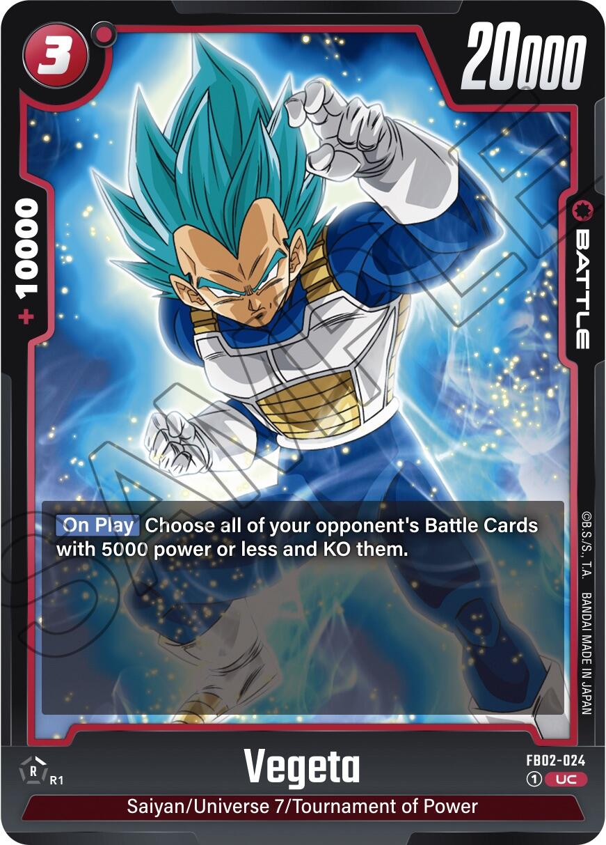 Vegeta (FB02-024) [Blazing Aura] | Fandemonia Ltd