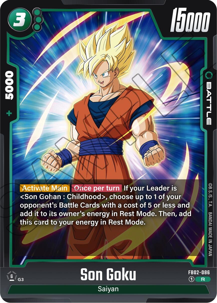 Son Goku (FB02-086) [Blazing Aura] | Fandemonia Ltd