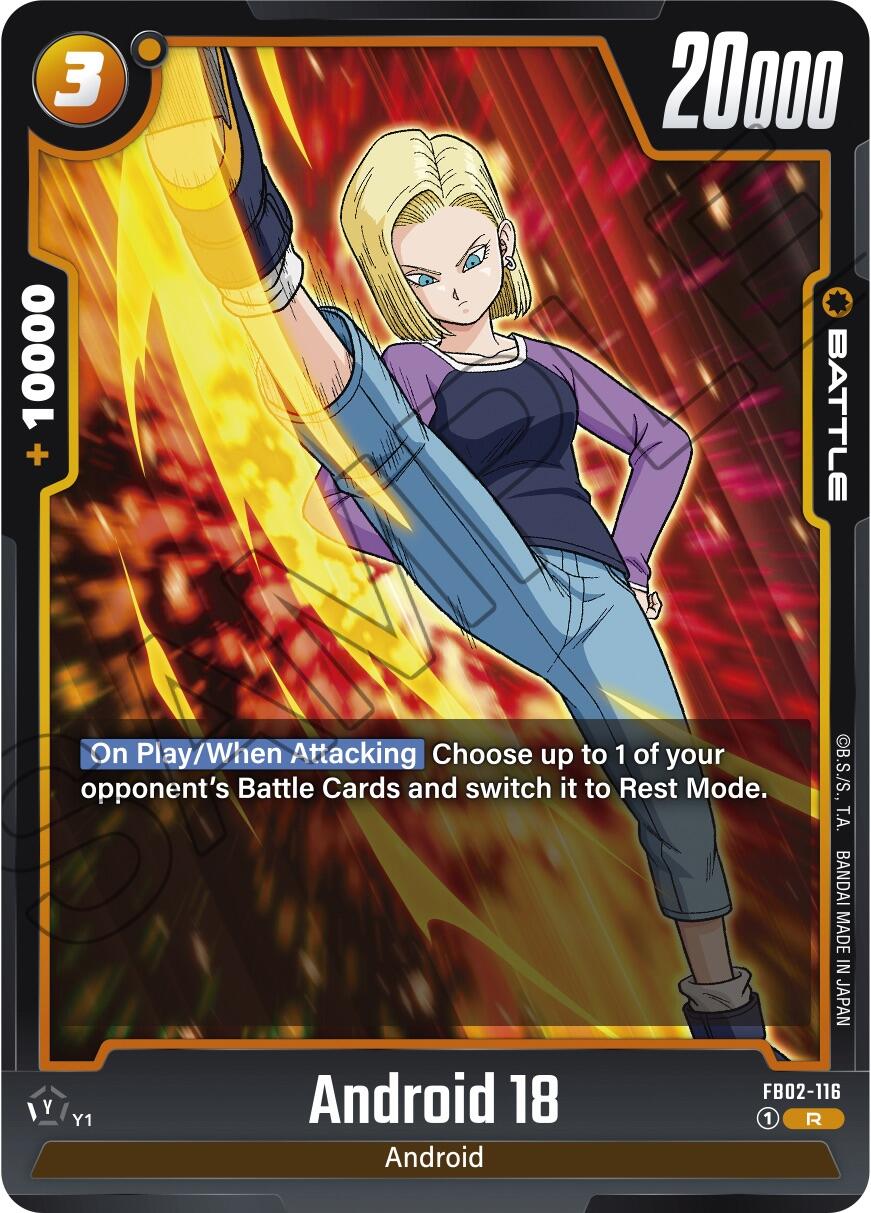 Android 18 (FB02-116) [Blazing Aura] | Fandemonia Ltd