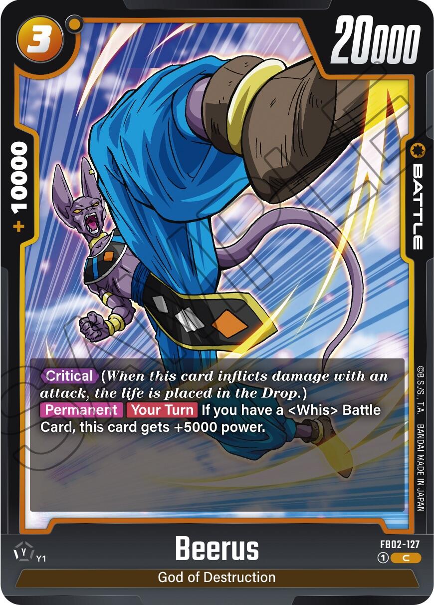 Beerus (FB02-127) [Blazing Aura] | Fandemonia Ltd