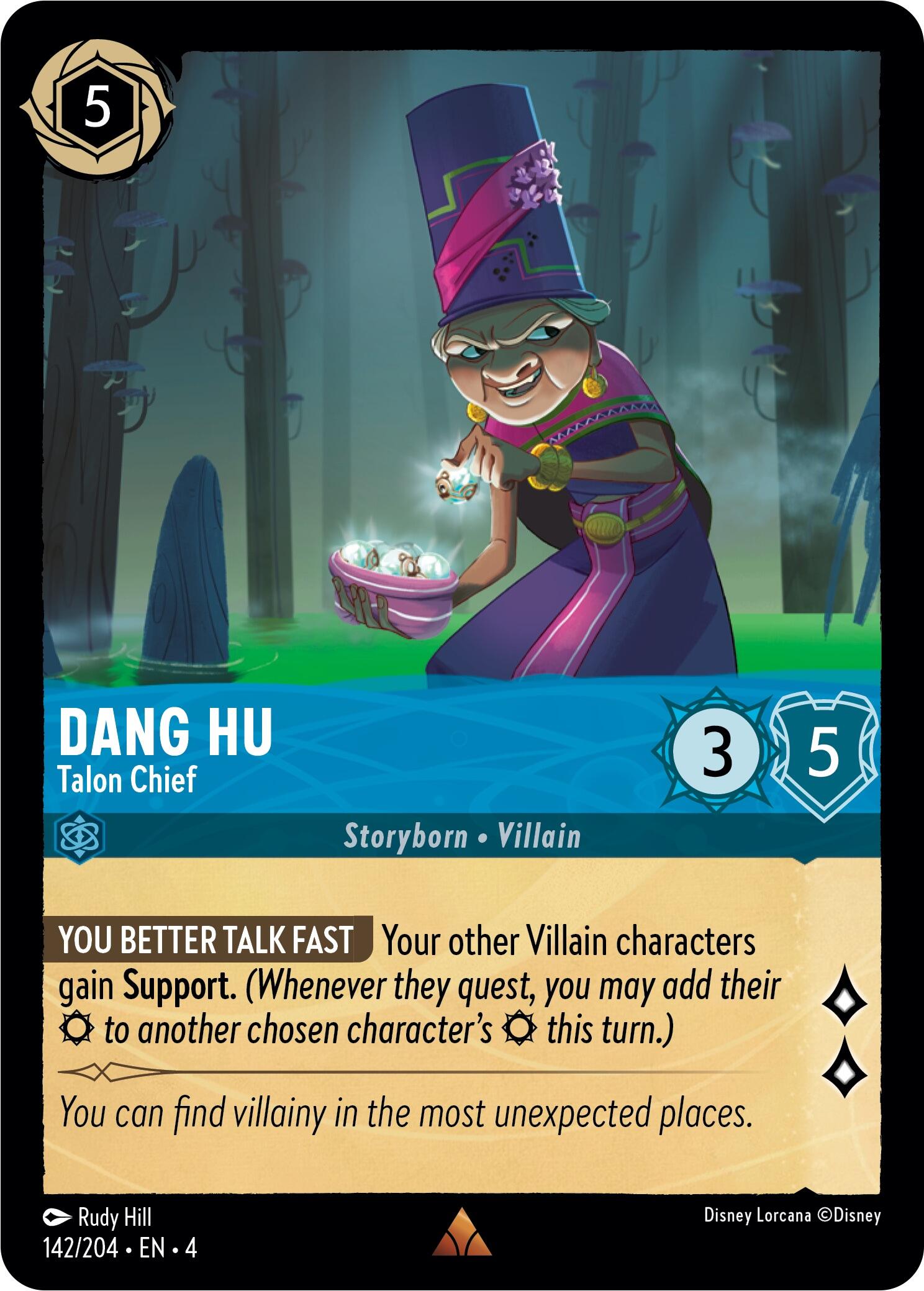 Dang Hu - Talon Chief (142/204) [Ursula's Return] | Fandemonia Ltd