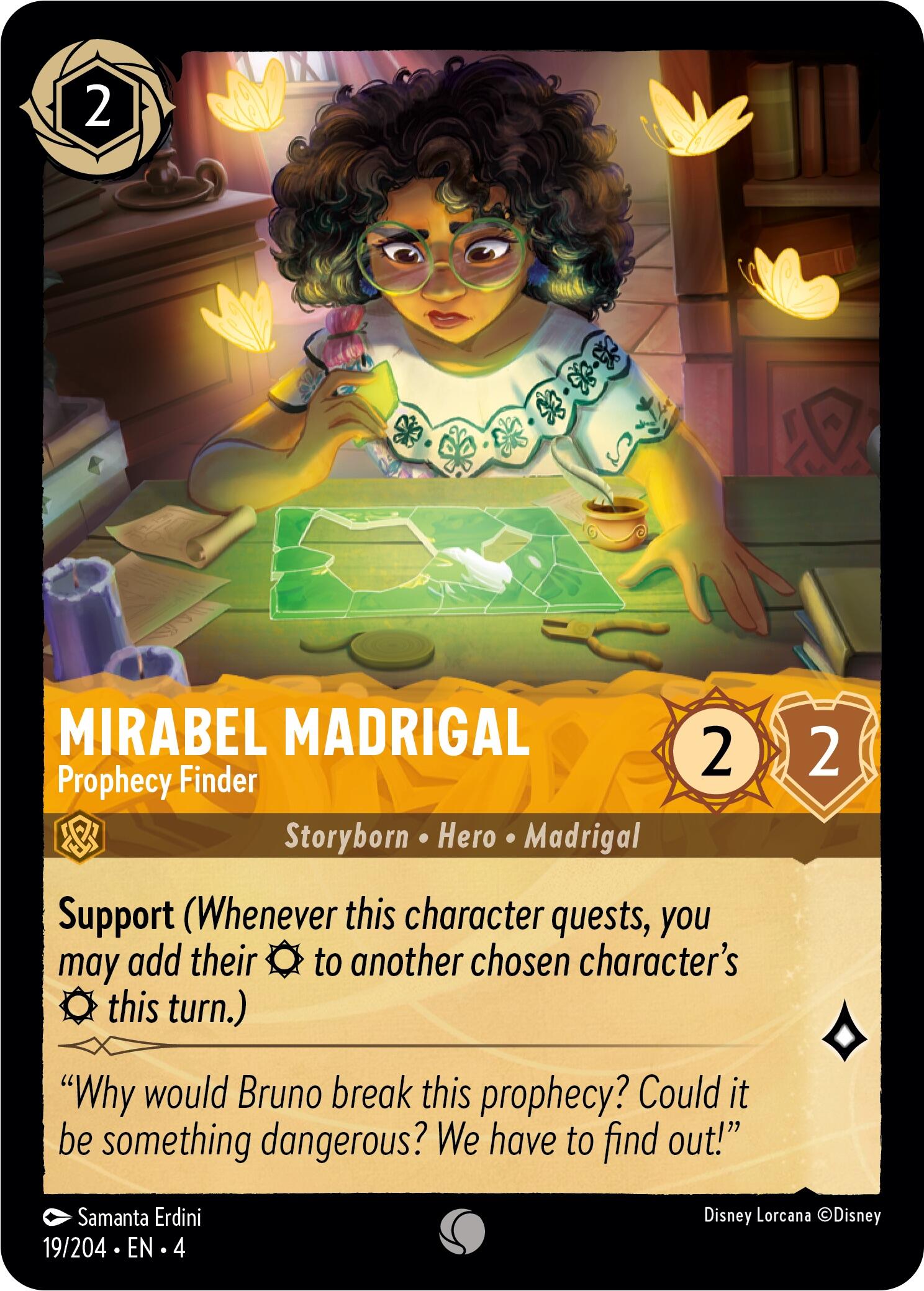 Mirabel Madrigal - Prophecy Finder (19/204) [Ursula's Return] | Fandemonia Ltd