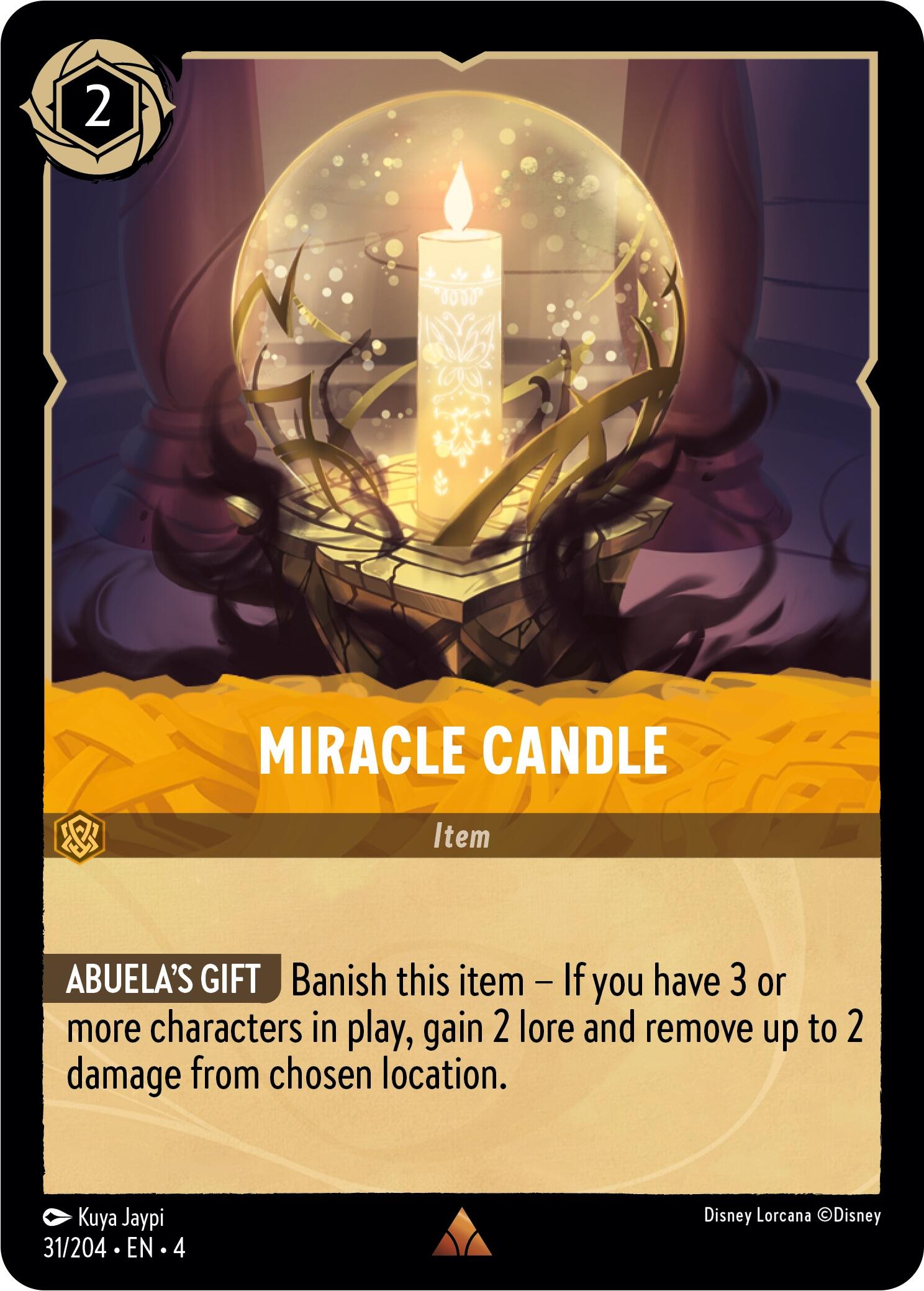 Miracle Candle (31/204) [Ursula's Return] | Fandemonia Ltd