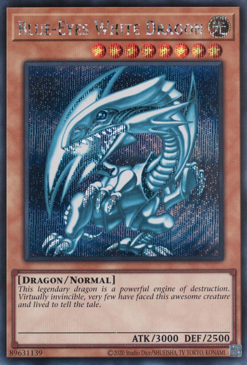 Blue-Eyes White Dragon (Secret Rare) Secret Rare | Fandemonia Ltd