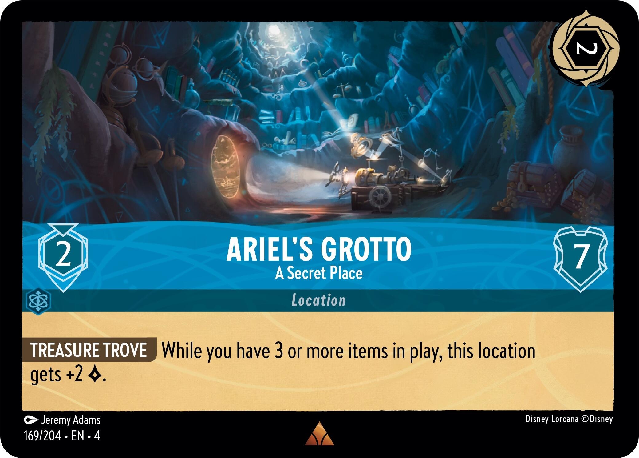 Ariel's Grotto - A Secret Place (169/204) [Ursula's Return] | Fandemonia Ltd