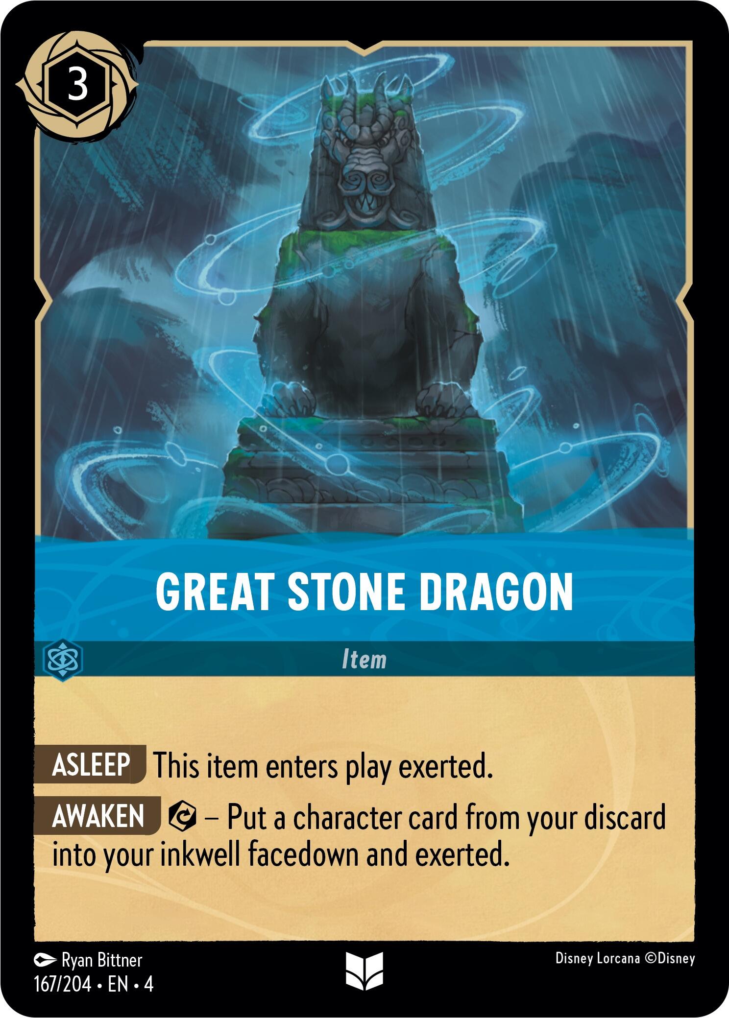 Great Stone Dragon (167/204) [Ursula's Return] | Fandemonia Ltd