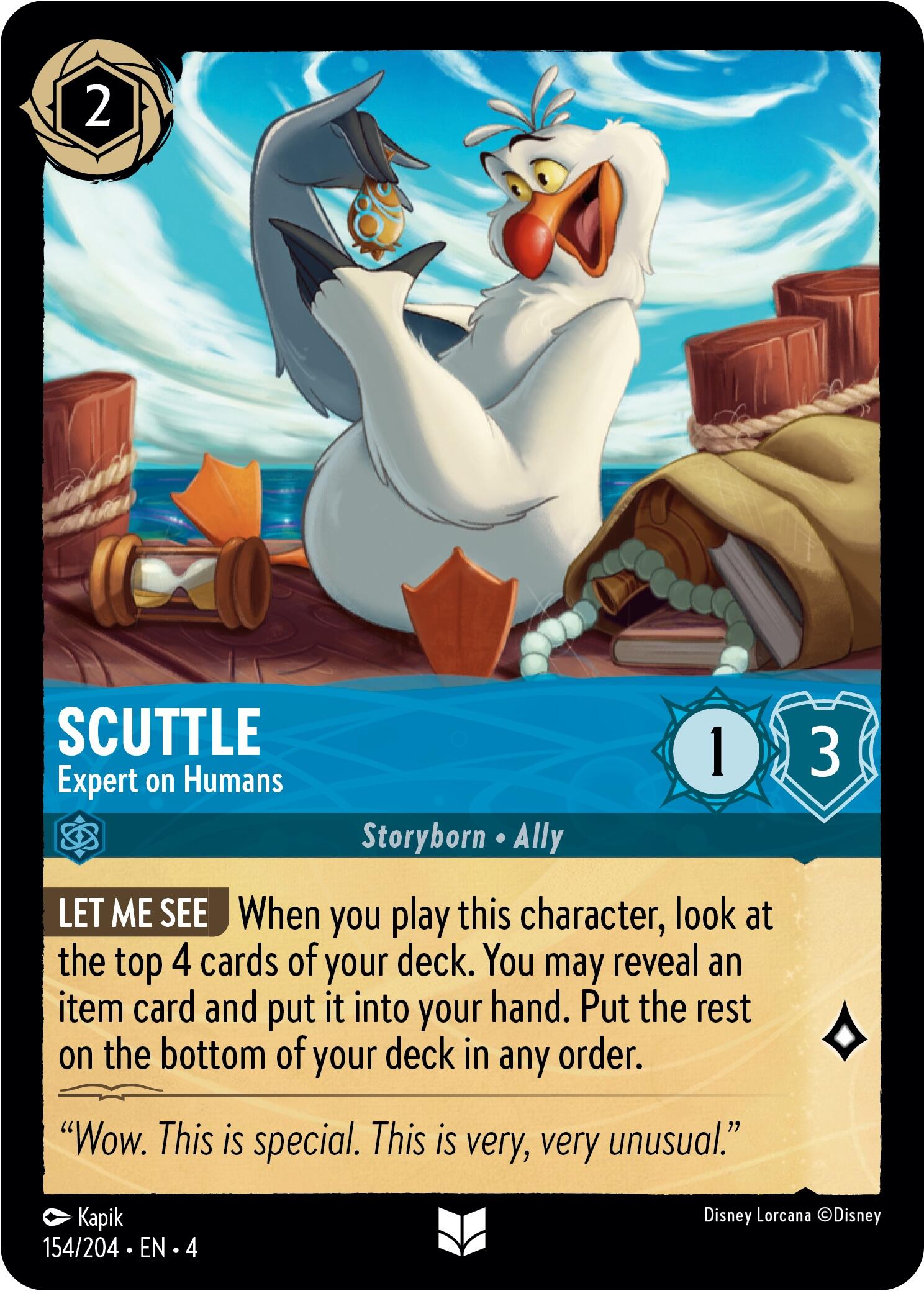 Scuttle - Expert on Humans (154/204) [Ursula's Return] | Fandemonia Ltd