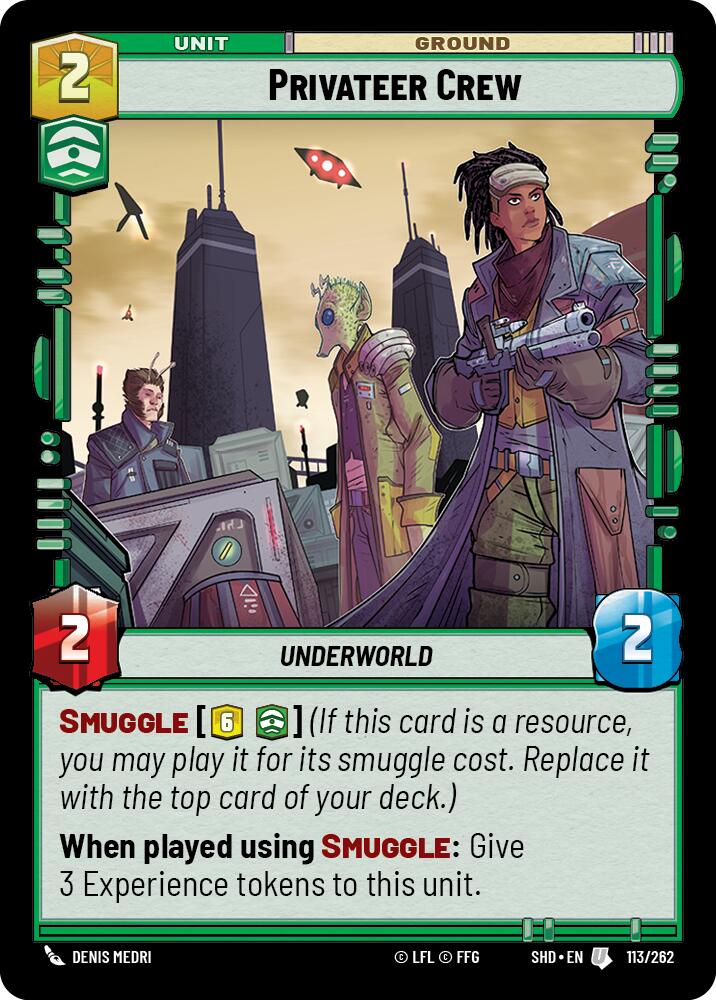 Privateer Crew (113/262) (113/262) [Shadows of the Galaxy] | Fandemonia Ltd