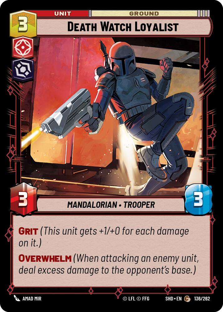 Death Watch Loyalist (136/262) (136/262) [Shadows of the Galaxy] | Fandemonia Ltd