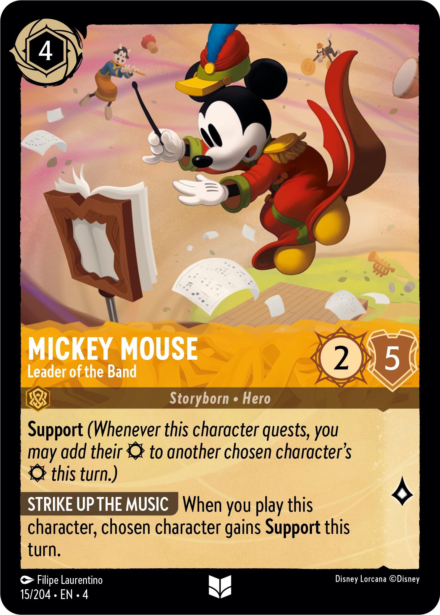 Mickey Mouse - Leader of the Band (15/204) [Ursula's Return] | Fandemonia Ltd