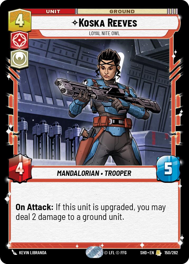 Koska Reeves - Loyal Nite Owl (150/262) (150/262) [Shadows of the Galaxy] | Fandemonia Ltd
