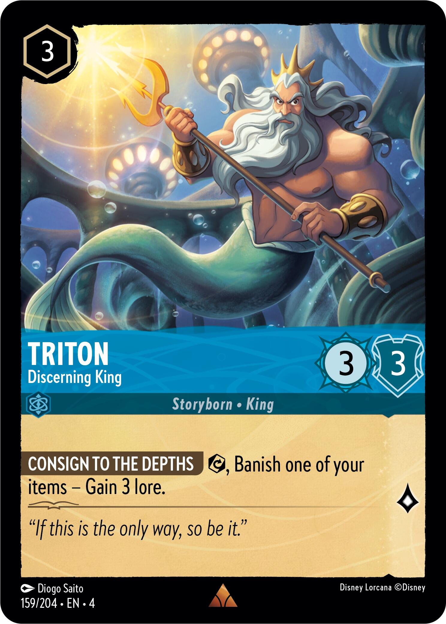 Triton - Discerning King (159/204) [Ursula's Return] | Fandemonia Ltd