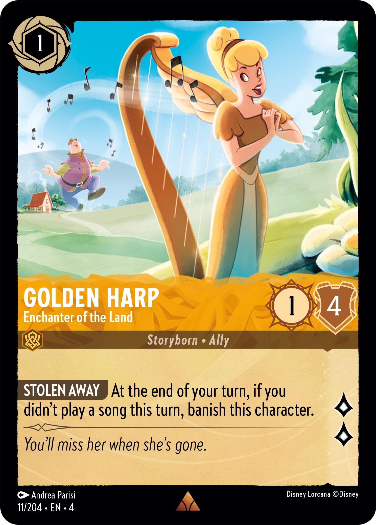 Golden Harp - Enchanter of the Land (11/204) [Ursula's Return] | Fandemonia Ltd