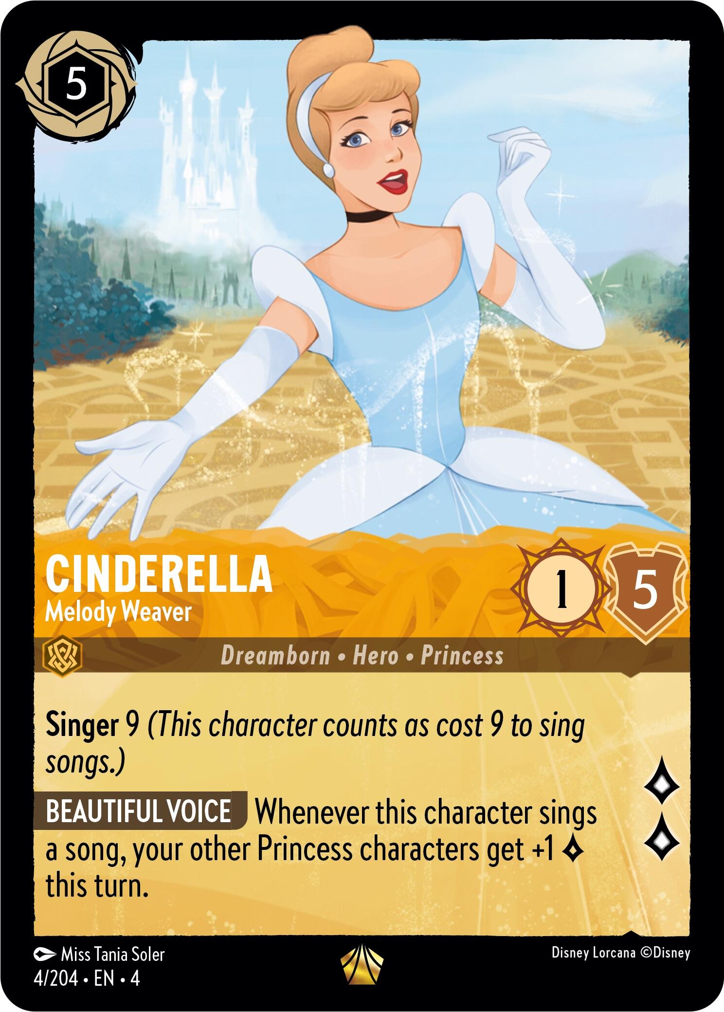 Cinderella - Melody Weaver (4/204) [Ursula's Return] | Fandemonia Ltd