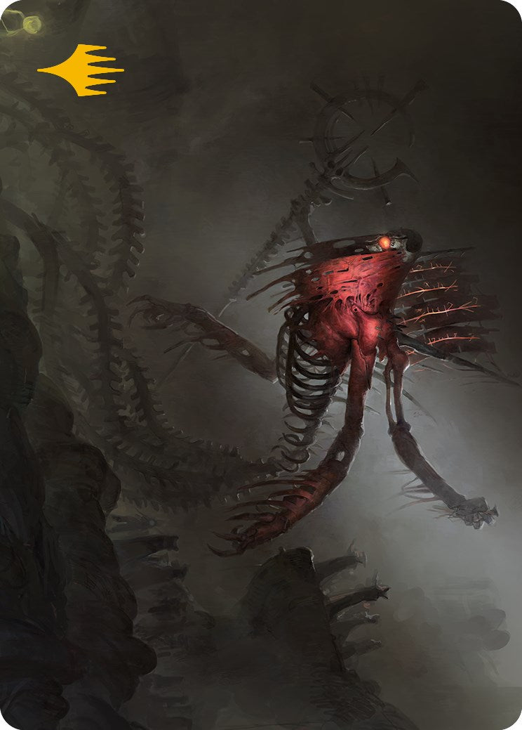Drivnod, Carnage Dominus Art Card (Gold-Stamped Signature) [Phyrexia: All Will Be One Art Series] | Fandemonia Ltd