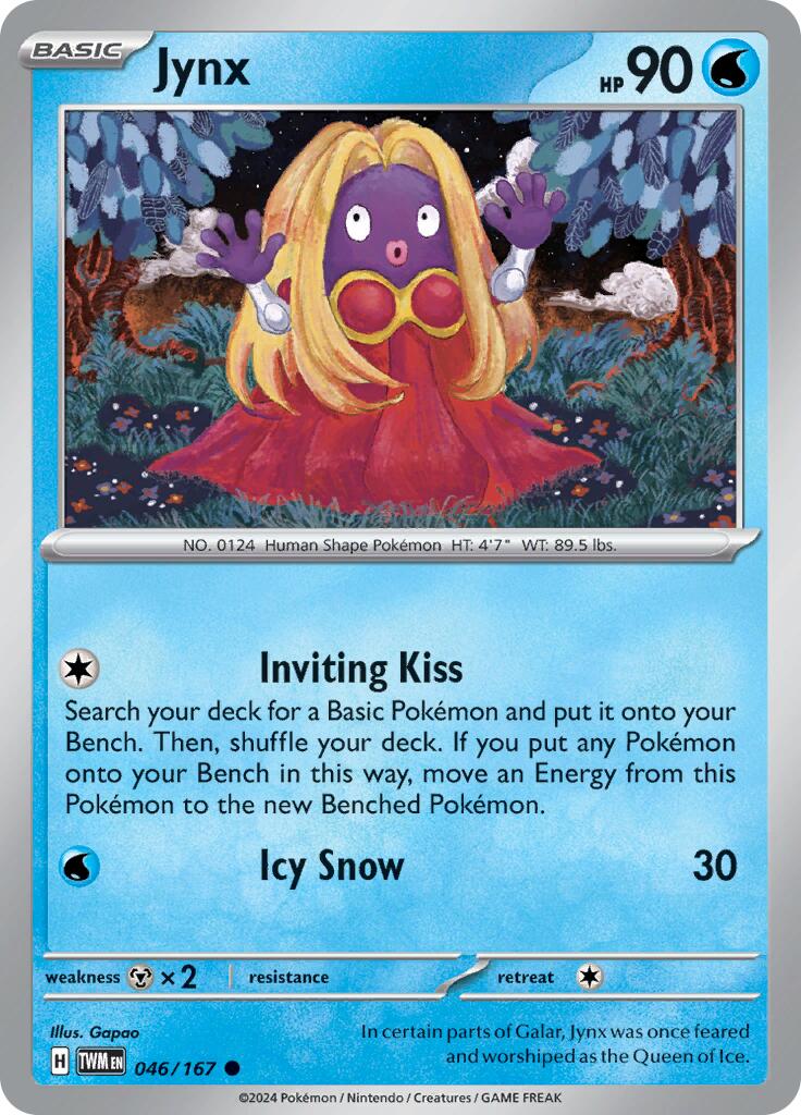 Jynx (046/167) [Scarlet & Violet: Twilight Masquerade] | Fandemonia Ltd