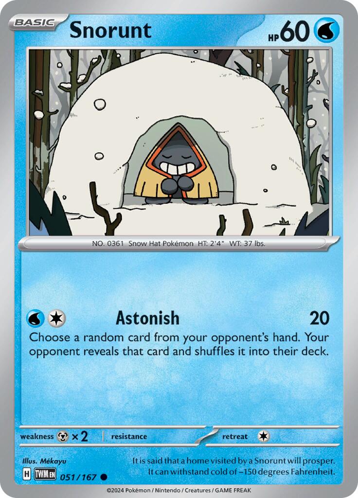 Snorunt (051/167) [Scarlet & Violet: Twilight Masquerade] | Fandemonia Ltd