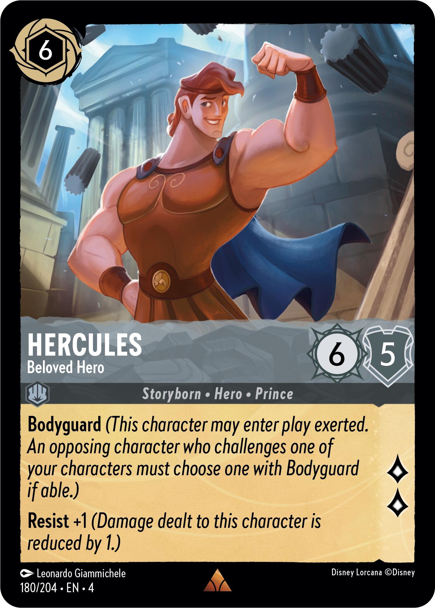 Hercules - Beloved Hero (180/204) [Ursula's Return] | Fandemonia Ltd
