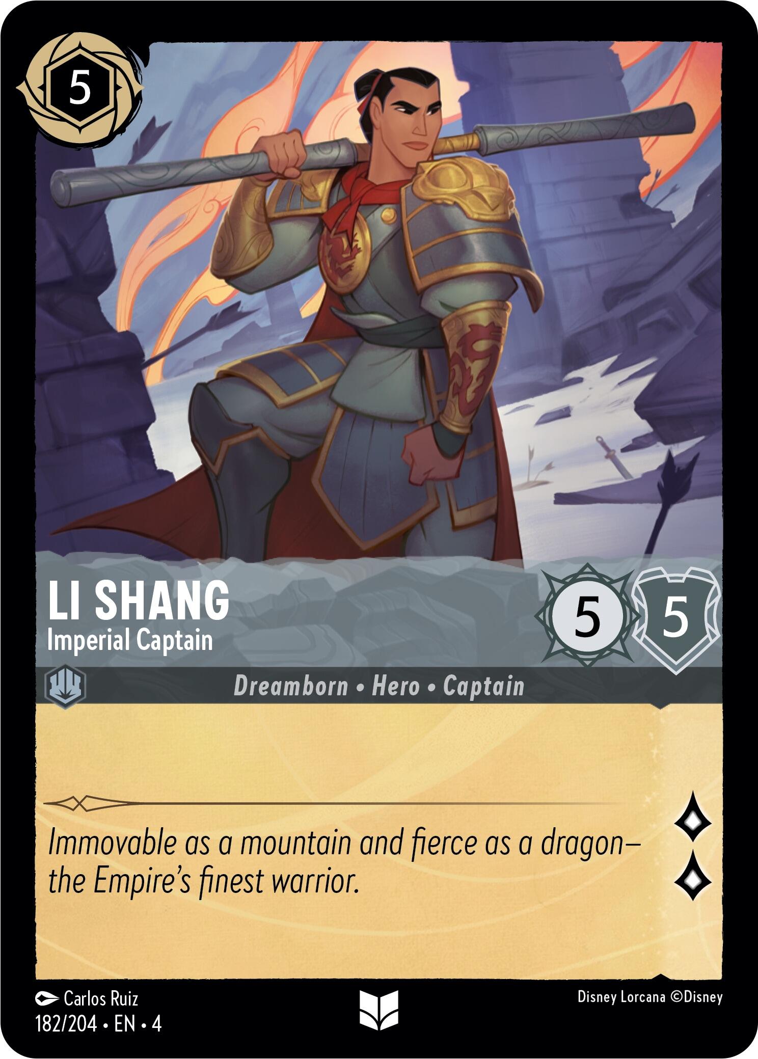 Li Shang - Imperial Captain (182/204) [Ursula's Return] | Fandemonia Ltd